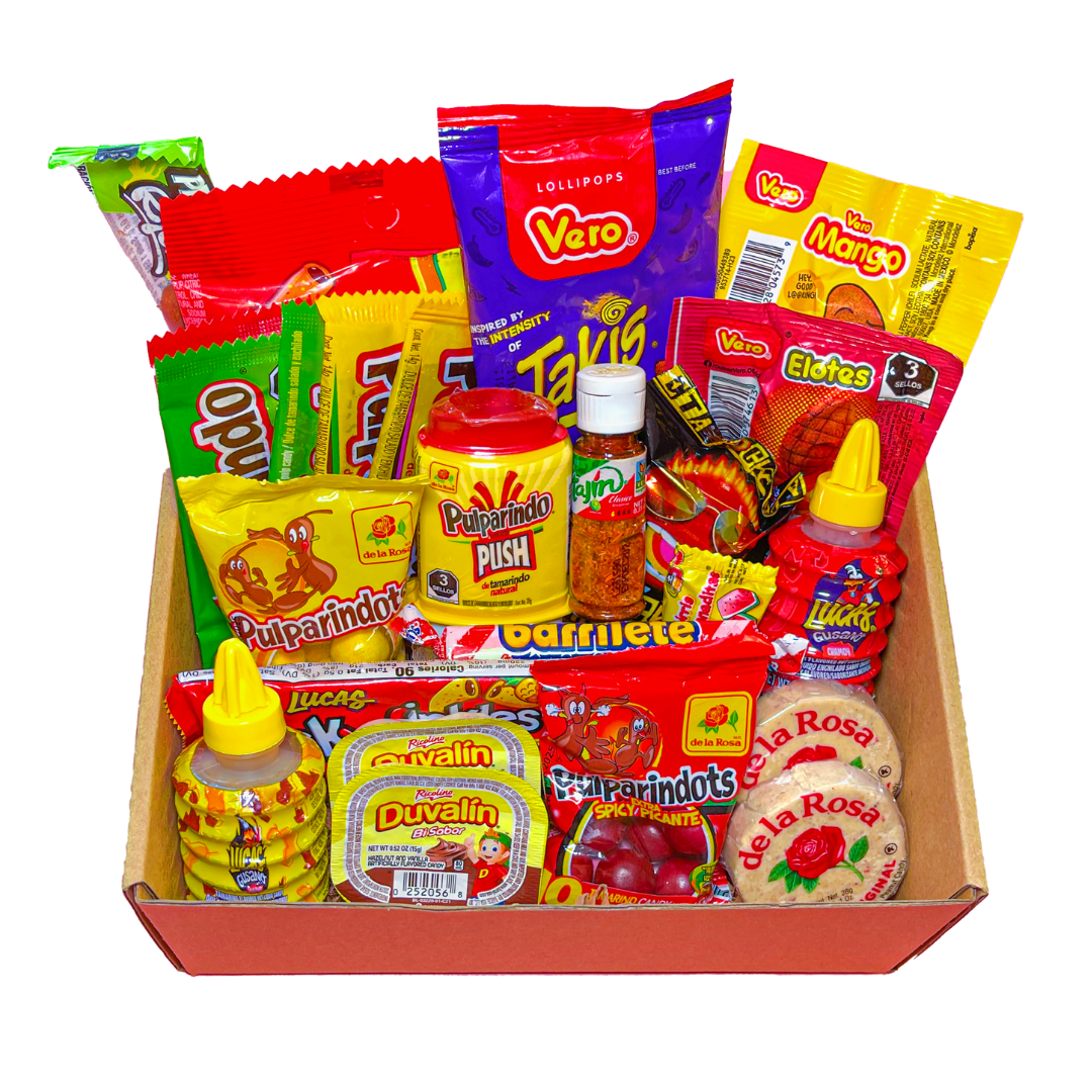 Large Mexican Candy Box - 45 Handpicked Mexican Candies