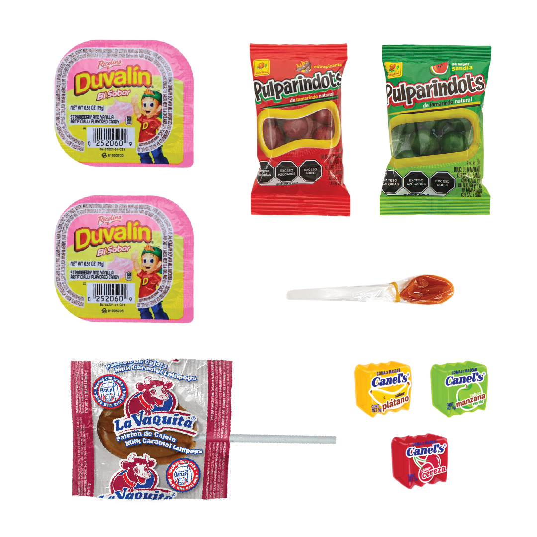 Large Mexican Candy Box - 45 Handpicked Mexican Candies